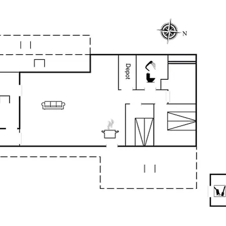 Nashota - 700m From The Sea By Interhome Hébergement de vacances Oksbøl